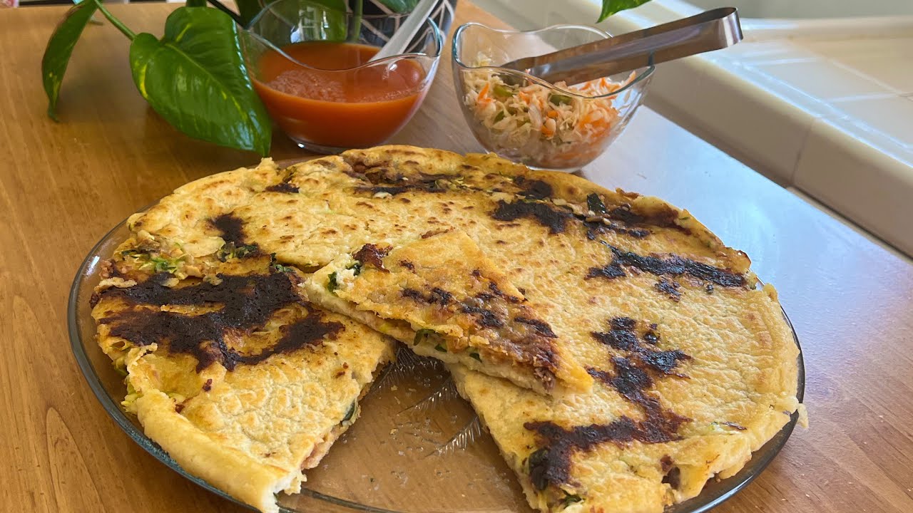 Como hacer una PUPUSA LOCA SALVADOREÑA