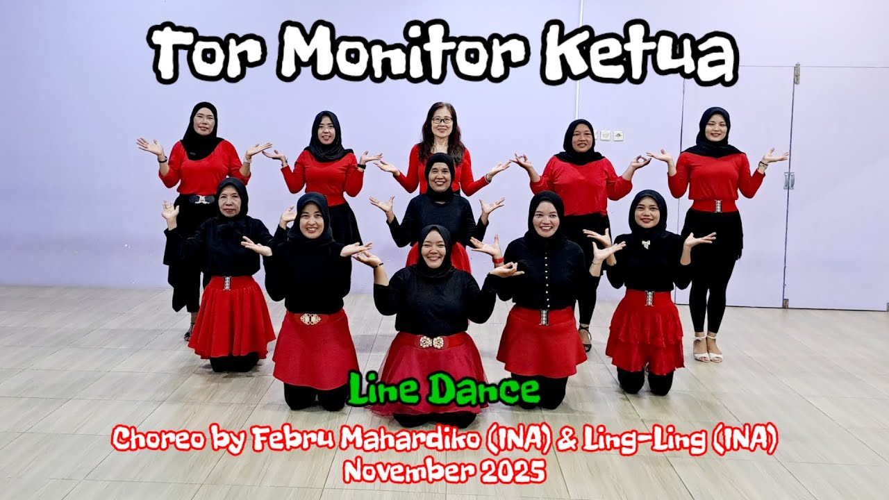 Tor Monitor Ketua Line Dance - Choreo @februmahardikahw @ling Ling - by Melody Line Dance Gombong 