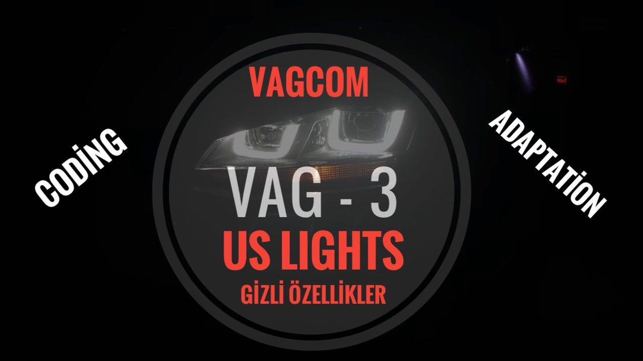 Vagcom Lecture 3 | Us Lights Coding | Amerikan Park | Nasıl Kodlama Yapılır | VCDS