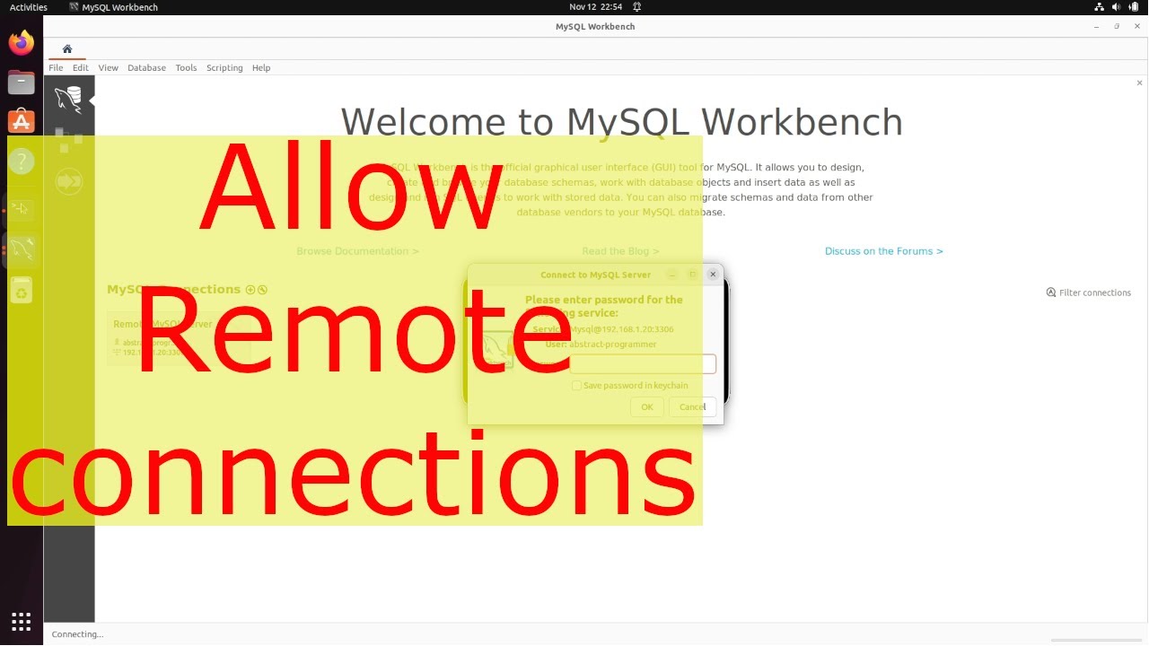 MySQL — разрешить удаленные подключения с любого хоста