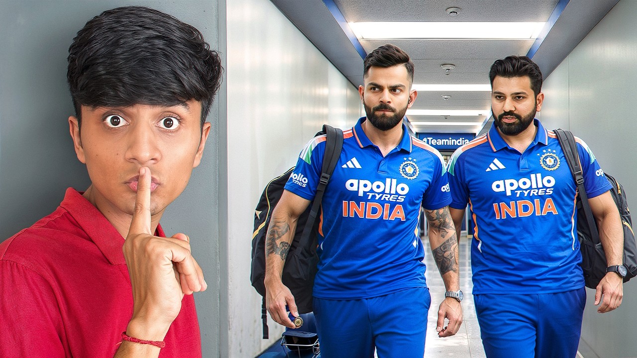 I Sneaked inside India Vs Newz Match!