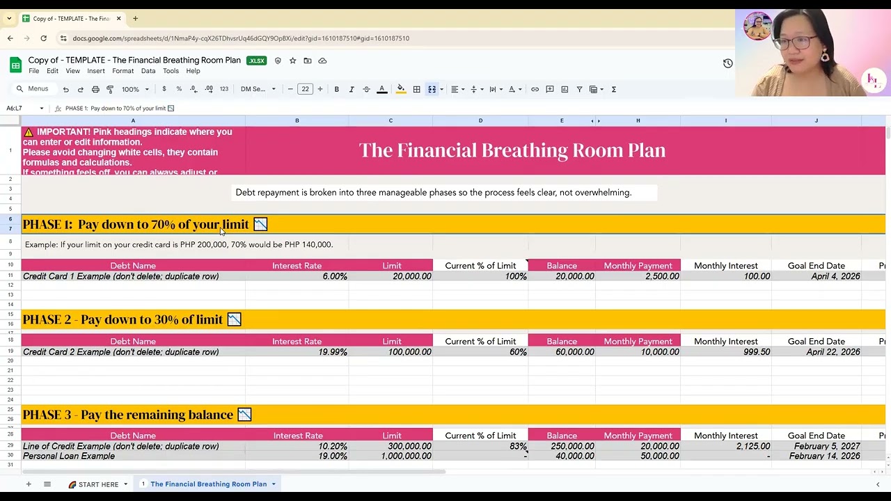 The Financial Breathing Room Plan | Stress-Free, Trauma-Safe Debt Management