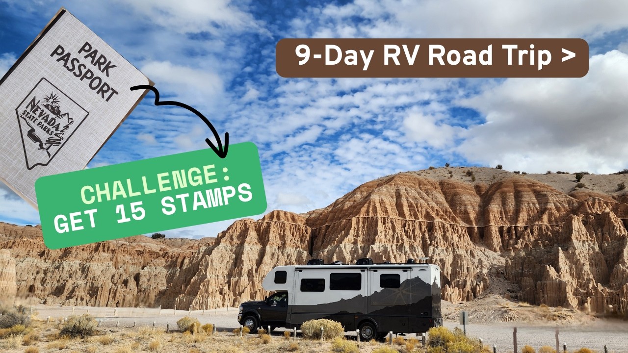 RV Road Trip Vlog: Nevada State Parks Passport Challenge -19 Nevada State Parks in 9 Days