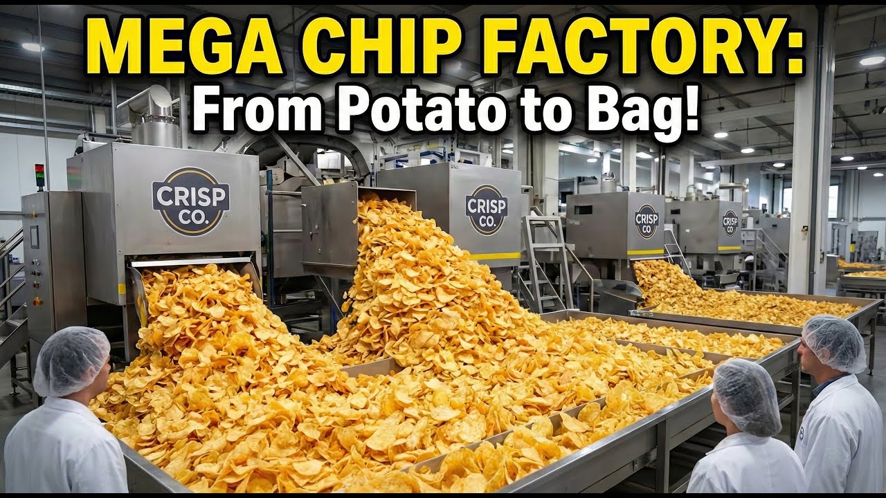 How Lay's Potato Chips Are Made In Factory | The Incredible Process Behind Your Favorite Snack