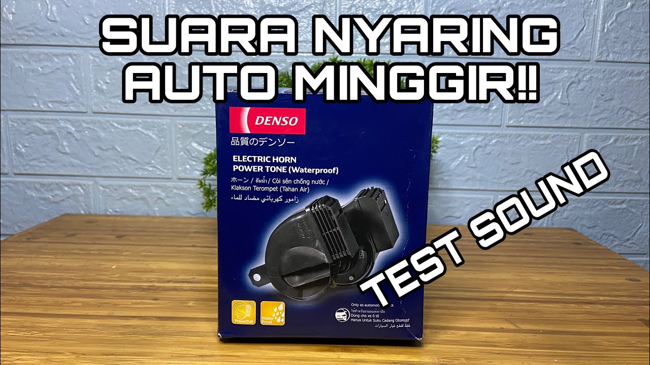 AUTO MINGGIR!! UNBOXING + TEST SUARA KLAKSON DENSO WATERPROOF DI SEPEDA MOTOR #klakson #nmax #matic
