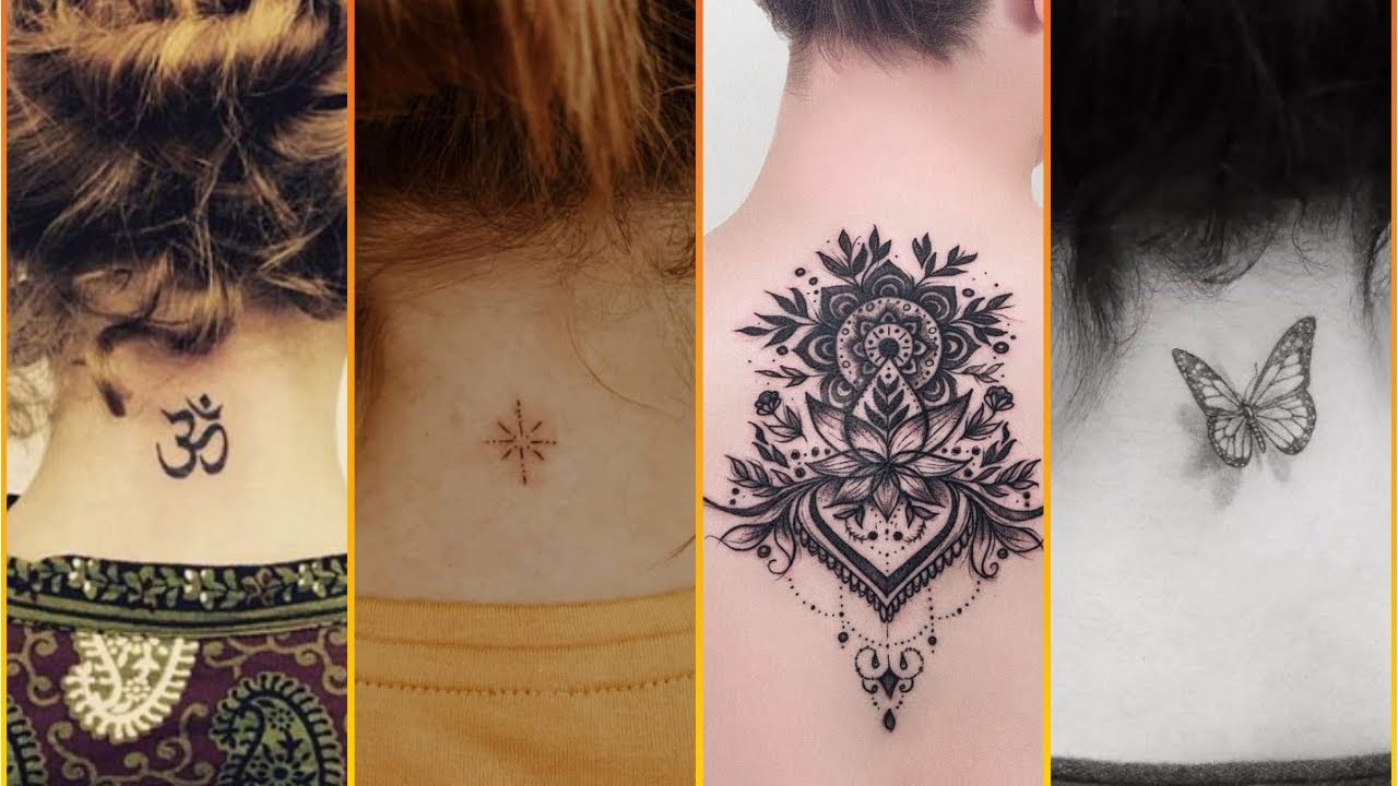 Beautiful Back Neck Tattoos For Girls 2025 | Back Neck Tattoo Designs For Women | #tattoosforgirls