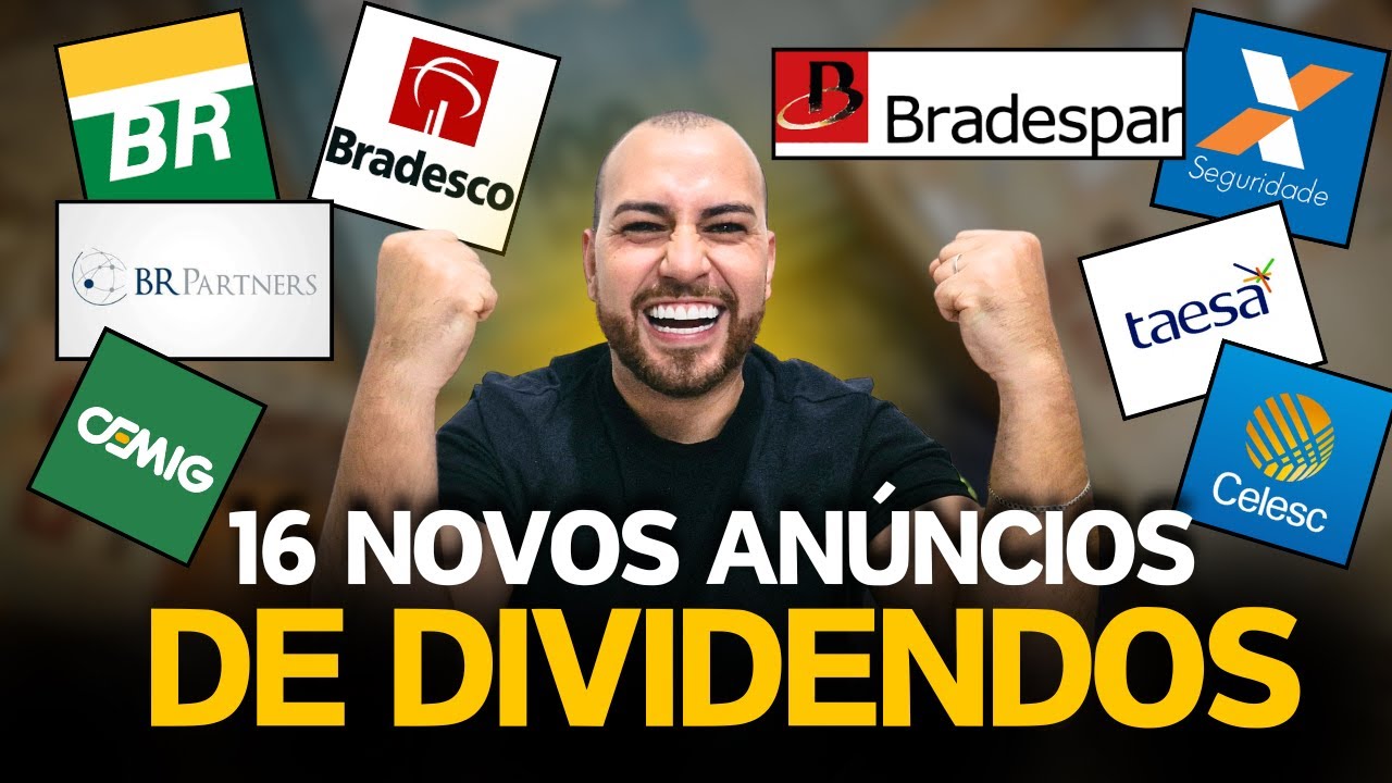 V&aacute;rios novos dividendos aprovados! CMIG4 BBDC4 BBDC3 BRAP4 CXSE3 PETR4 TAEE11 CLSC4  e mais!