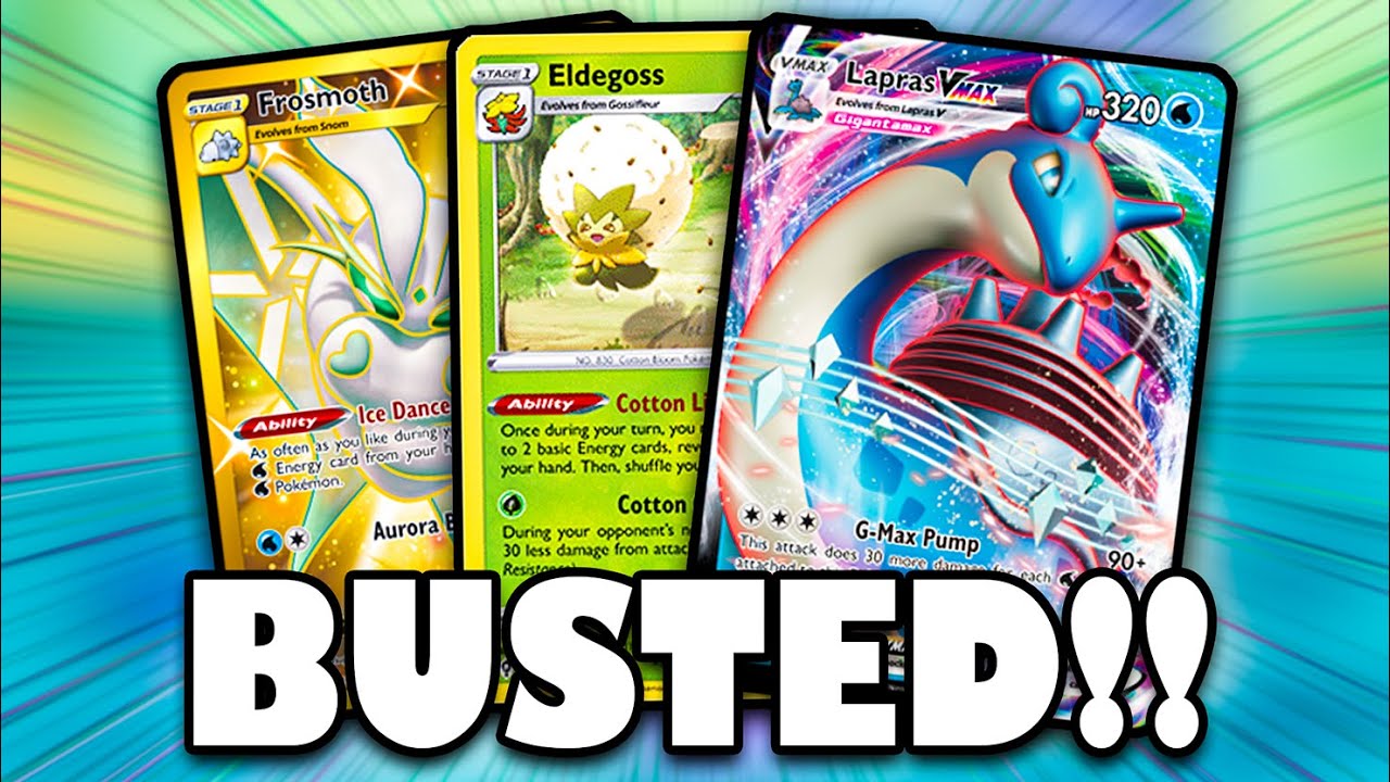 BUSTED COMBO! - Lapras VMAX / Eldegoss - Pokemon TCG Online (Deck List)