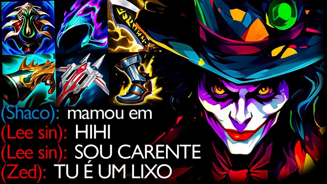 REVELEI O PASSO A PASSO DA NOVA BUILD PRA SHACO 2024!