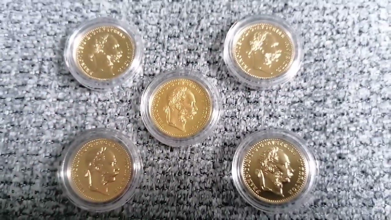 5 X złoty austriacki dukat 1915 (nowe bicie) moja kolekcja 