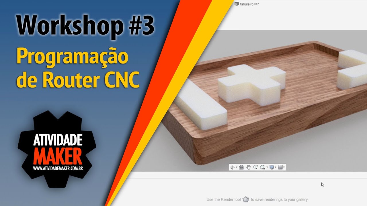 Workshop 1 - Programação de Router CNC - Fusion360