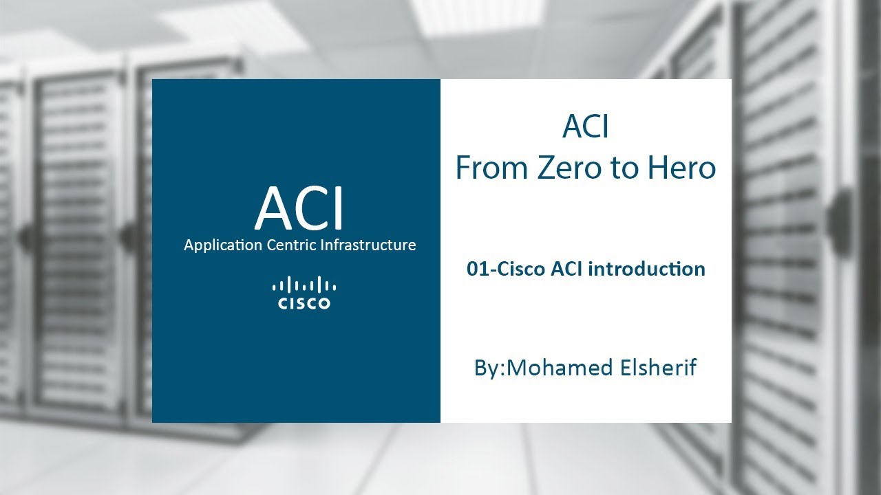 1 Cisco ACI introduction