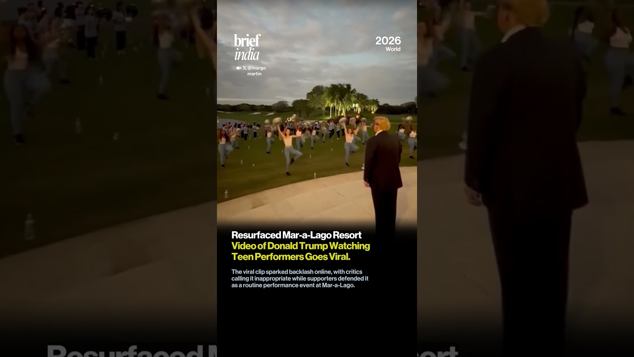 Viral Mar-a-Lago Video Featuring Donald Trump and Teen Performers Sparks Online Debate.