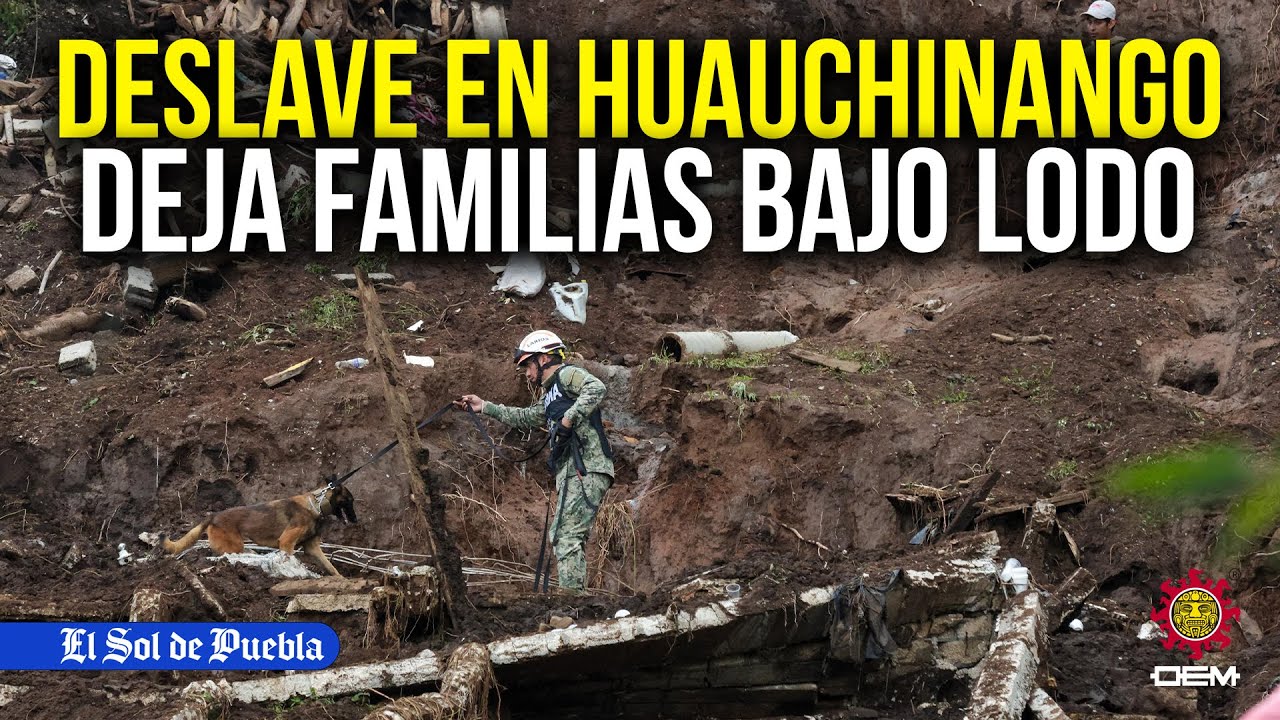 Colonia Monterrey: la tumba de lodo de familias en Huauchinango