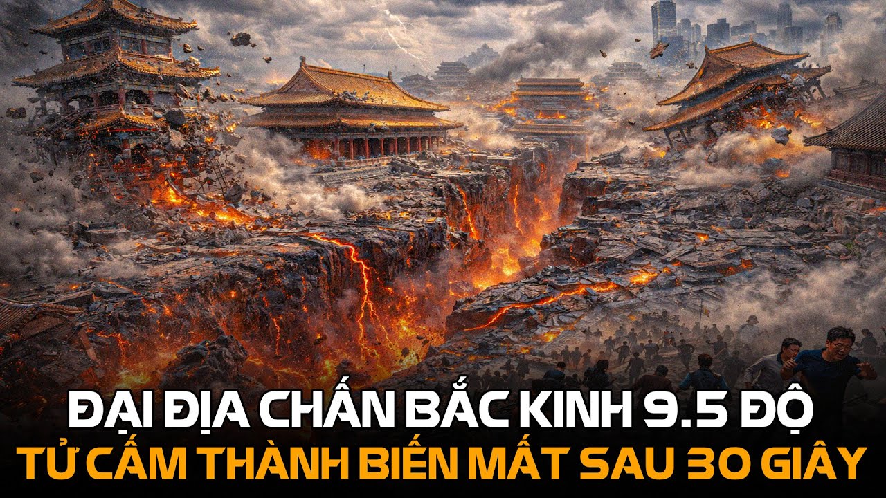 Đại Địa Chấn Bắc Kinh 9.5 Độ: Tử Cấm Thành Bị Nuốt Chửng Sau 30 Giây