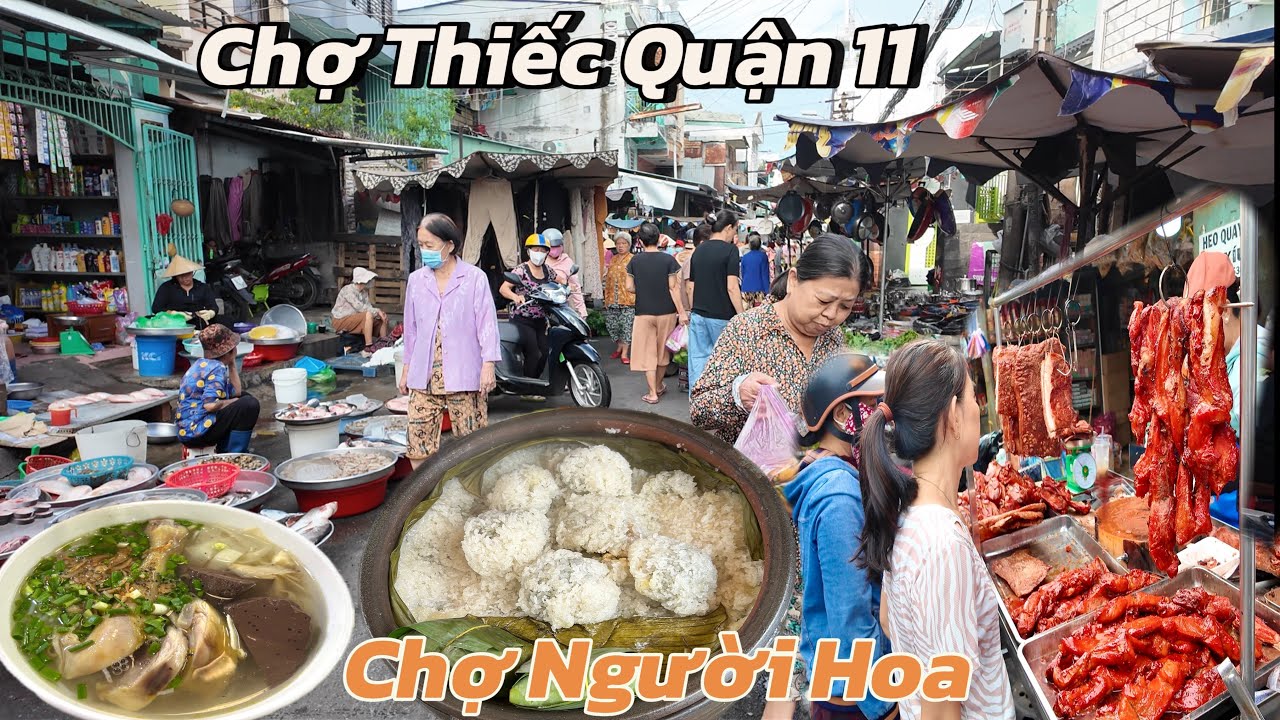 Chợ Thiếc Đường Phó Cơ Điều Quận 11 Nhiều Món Người Hoa Ngon Rẻ Hải Sản tươi sống | SaigonMarket