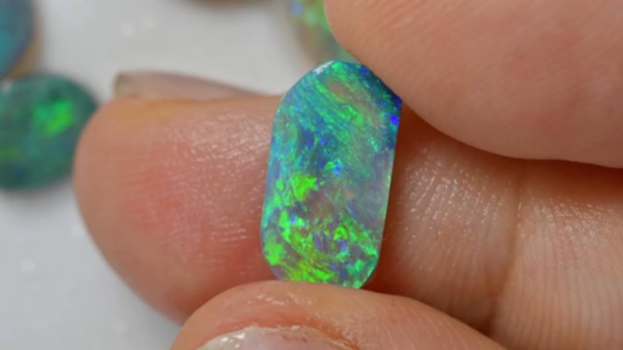 13.7 cts Rough Black Opal Rubs Parcel Lightning Ridge