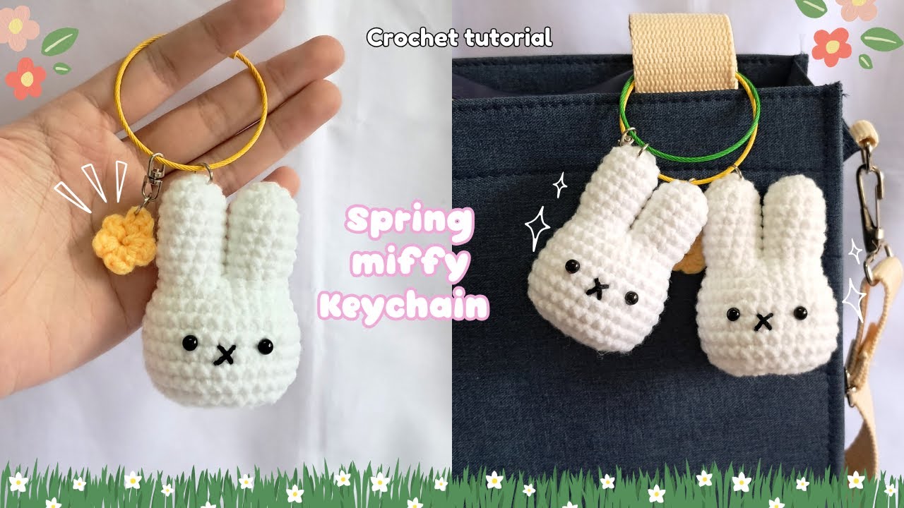 miffy head keychain/bag charm | step-by-step tutorial guide