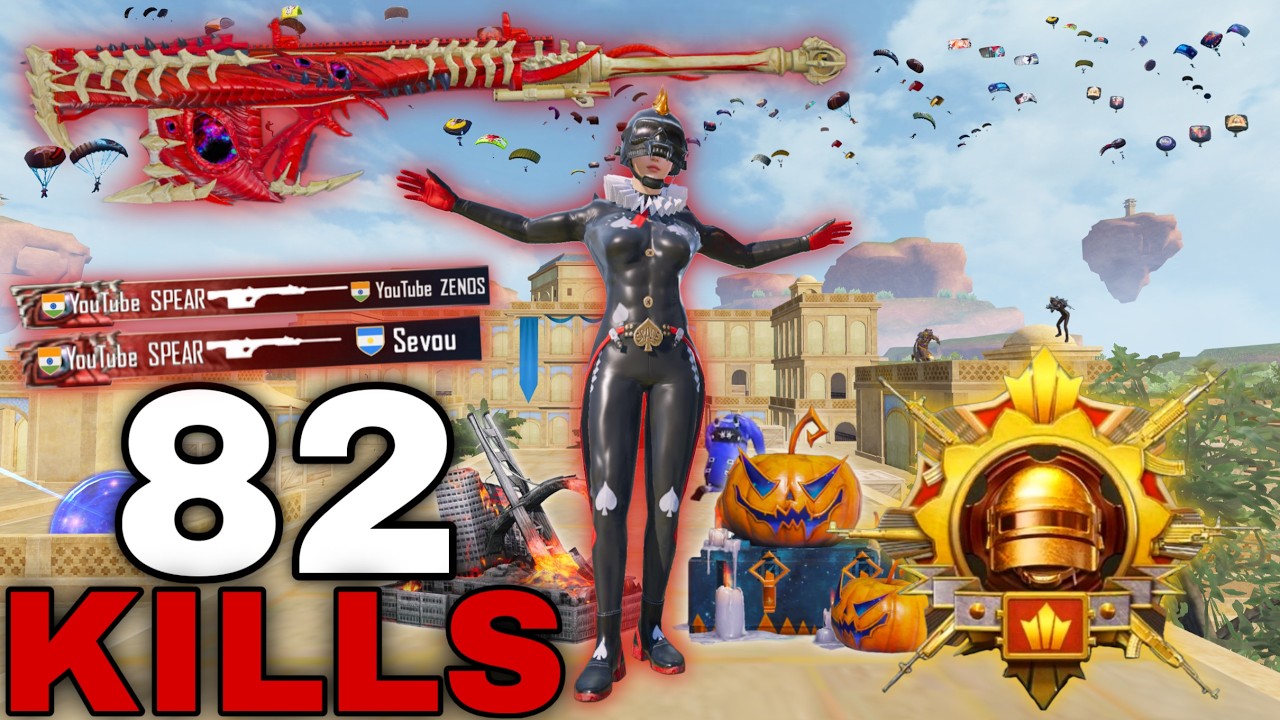 82 KILLS Wow!😈 NEW MODE BEST AGGRESSIVE RUSH GAMEPLAY 🔥 PUBG MOBILE - BGM