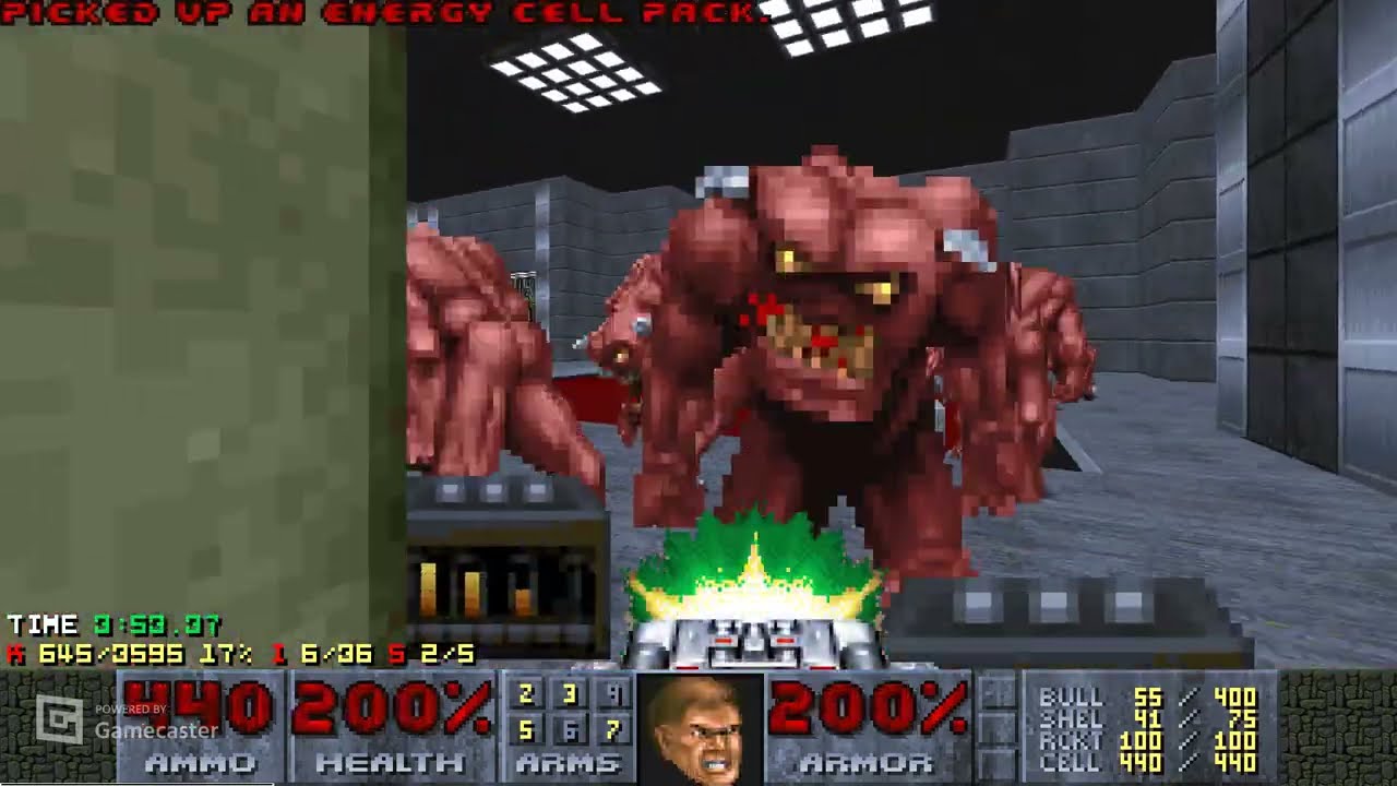 DOOM II - NoSp2 - MAP 01 (Crossroads) UV-Max in 19:38