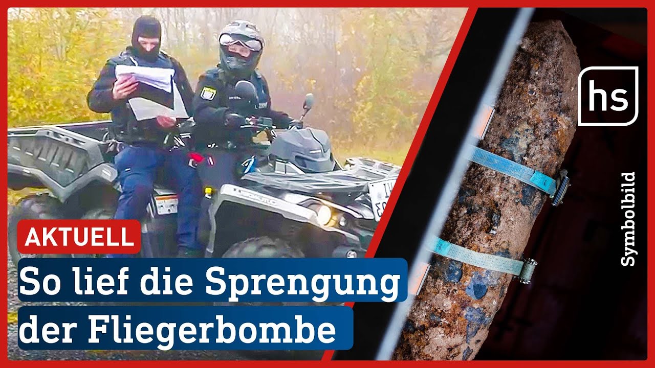 Petersberg: Bombe im Steinbruch gesprengt | hessenschau