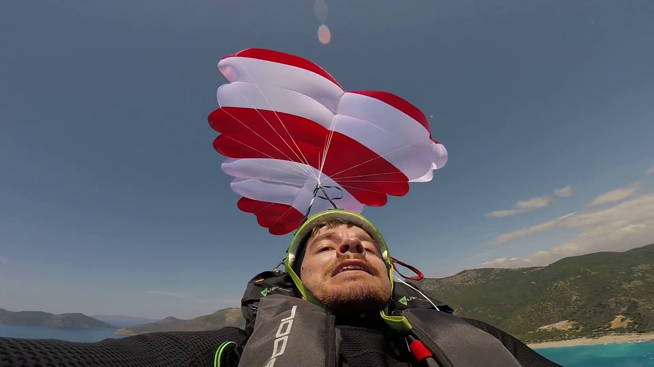 My first paragliding resque ) beamer