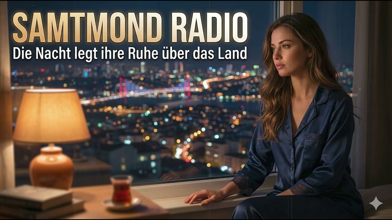 Die Nacht legt ihre Ruhe über das Land -🌙 Modern German Downtempo | Samtmond Radio