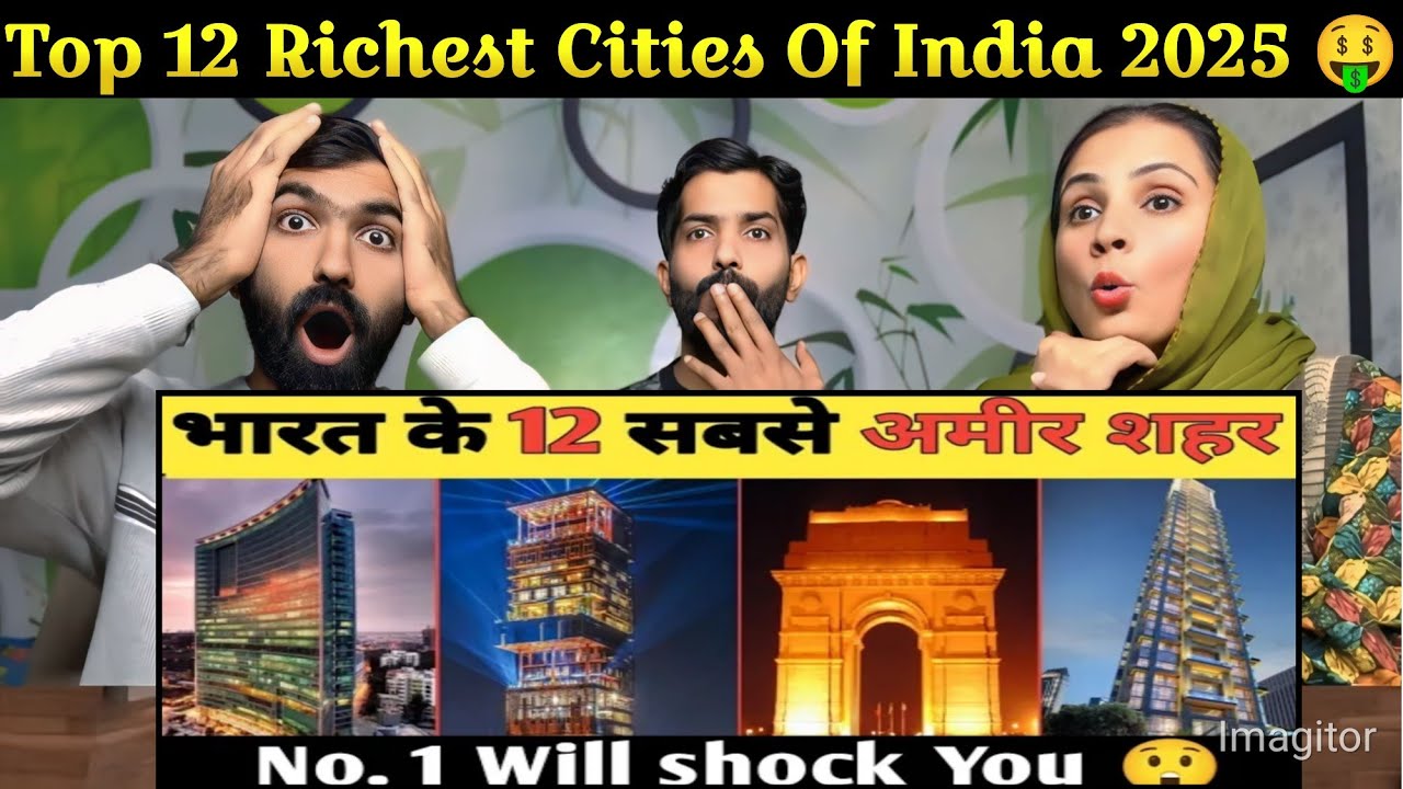 Top 12 Richest Cities Of India 2025 🤑 | ये है भारत के 12 सबसे अमीर शहर |#1 will surprise You #wealth
