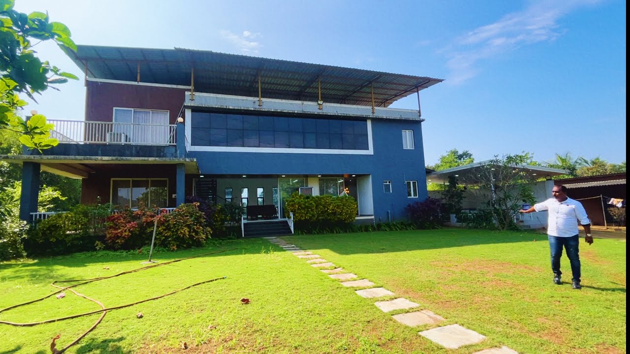 Big Size 4BHK Villa For Sale | KARJAT | Big Lawn | Private Lake😲😍