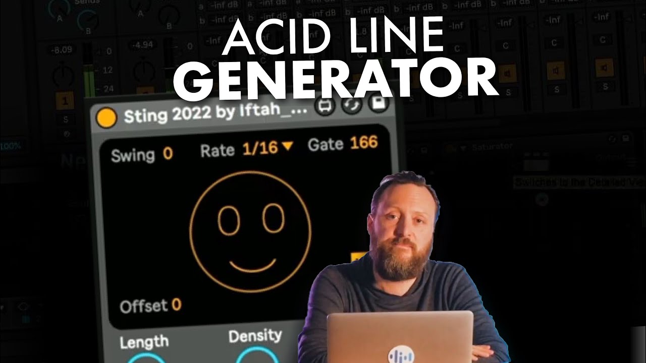 Making Acid Lines with Generative Max for Live Device Sting