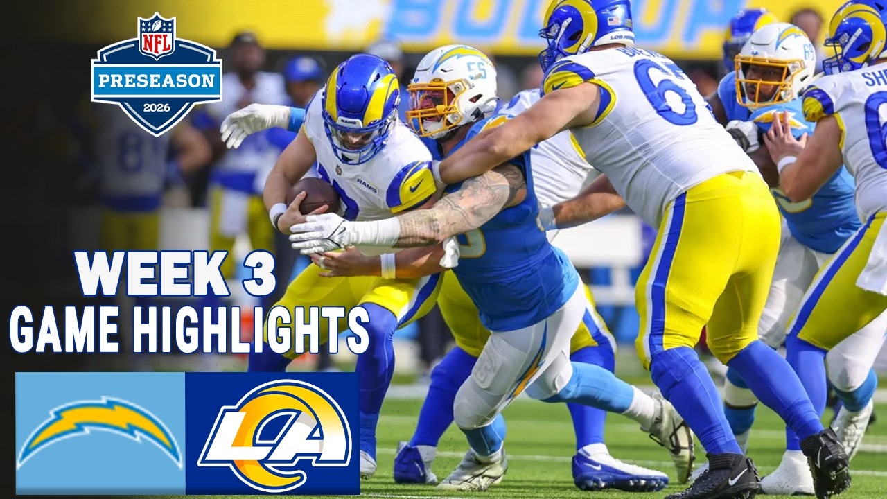 Chargers vs Rams | FULL GAME  | AUGUST 27, 2026 | NFL Today