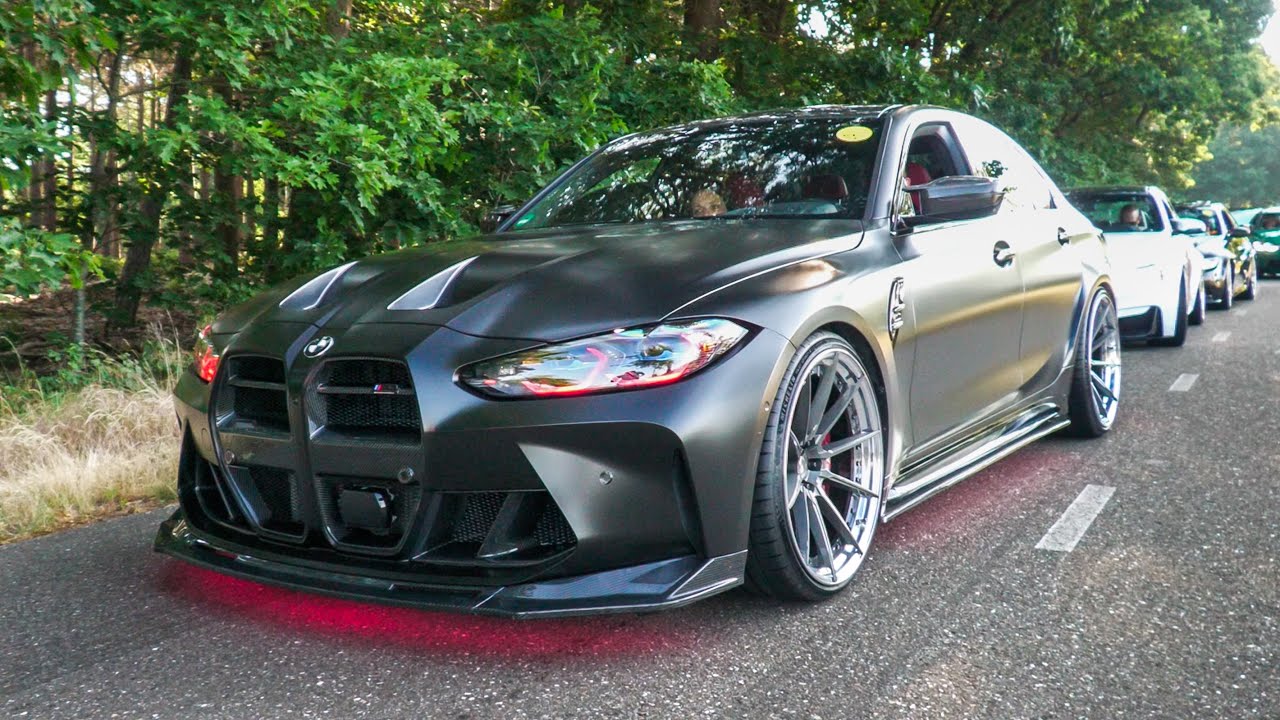 CRAZY LOUD BMW M3 G80 Straight Pipe - REVS And Accelerations!