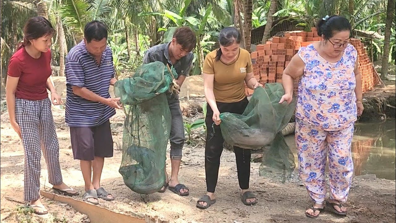 Làm Mấy Con Thủy Quái Khổng Lồ Để Làm Buổi Tiệc Chia Tay Cho Cháu Trai Mai Về Xứ Lạ | BQCM & Family 