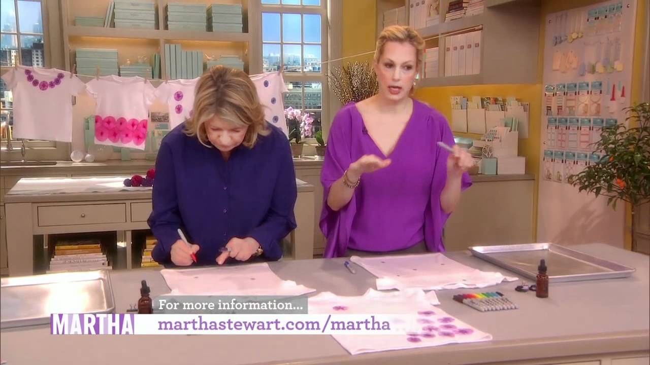 Sharpie Tie-Dye T-Shirts with Ali Wentworth
