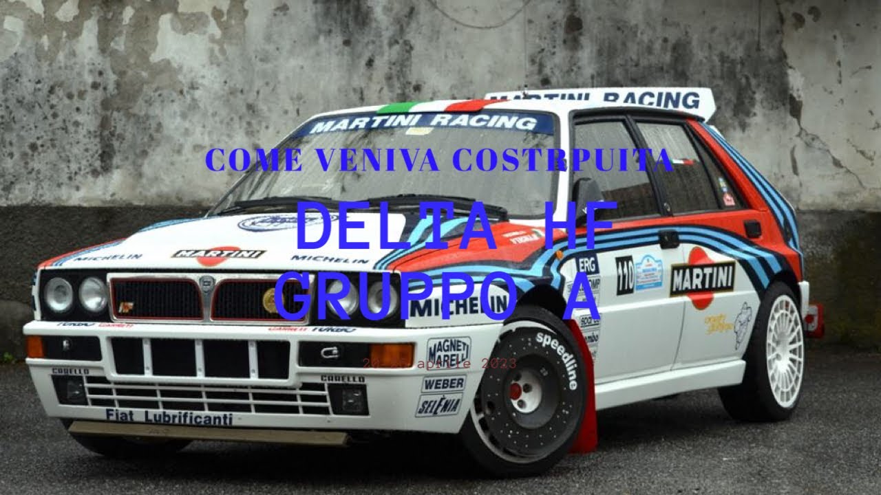 Lancia delta HF Integrale gruppo A ( dentro l ABARTH e come veniva costruita)