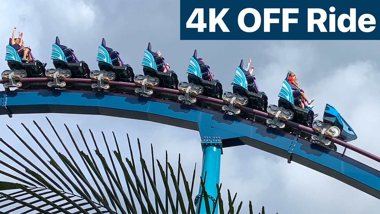 Mako (4K OFF Ride POV)- SeaWorld Orlando, Orlando, FL