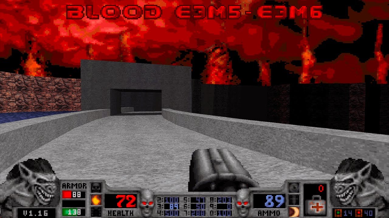 СЕРЫЕ КУЛУАРЫ ☠ Blood E3M5-E3M6