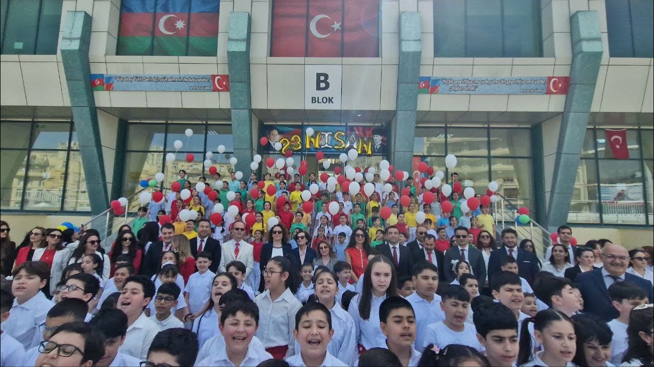 Geleceğe Yürürken|Türkiye'nin 23 Nisan Coşkusu ve Birlik Ruhu|Nerimanov şubesi #baküatatürklisesi