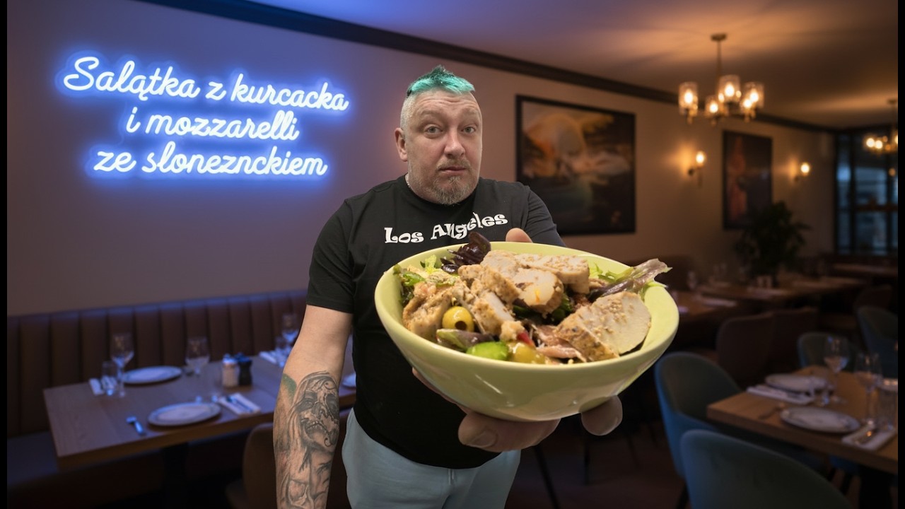 Przepis na Mega Sałatkę! Kurczak, Mozzarella i Słonecznik – Sztos Smak