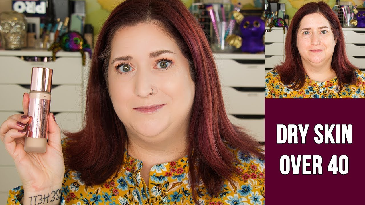 MAKEUP REVOLUTION CONCEAL & DEFINE FULL COVERAGE FOUNDATION | Dry Skin Review & 11 Hour Wear Test
