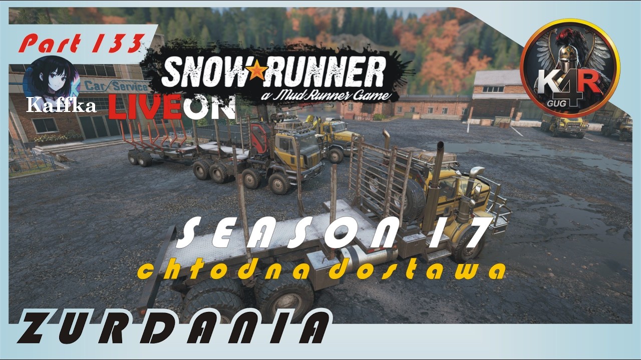 SnowRunner #133  Sezon 17 - ZURDANIA  - Chłodna dostawa  /co-op z Kaffka / LiveOn PL
