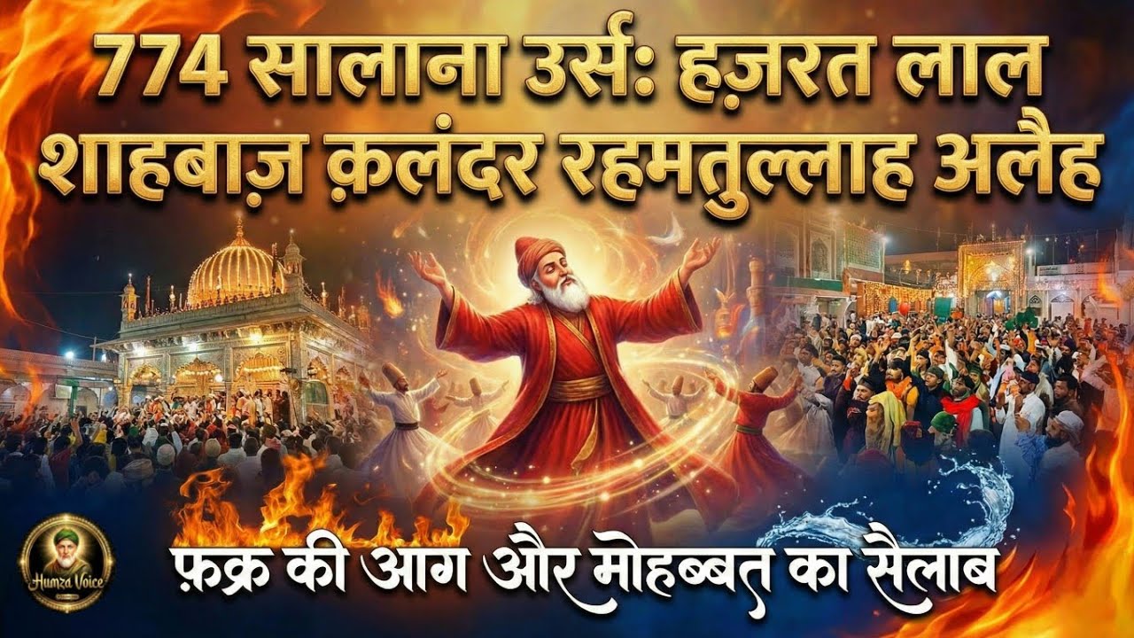 774 Saalana Urs: Hazrat Lal Shahbaz Qalandar Rehmatullah Alaih Faqr Ki Aag Aur Mohabbat Ka Sailab