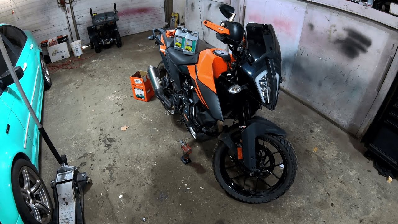 Oil Change On My 2020 KTM 390 Adventure