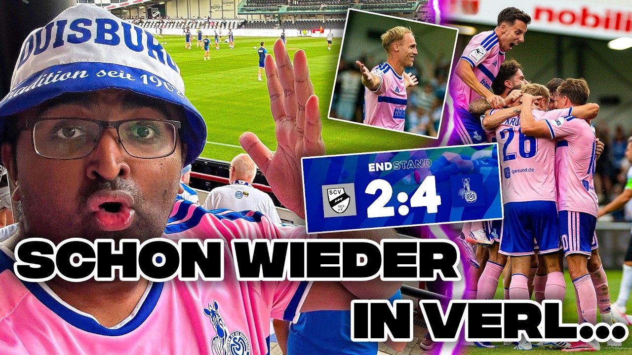 ZEBRAS EROBERN VERL ERNEUT NACH R&Uuml;CKSTAND - ATTACKEEE! 🦓🤍💙 SC Verl - MSV Duisburg🔥✅ | STADIONVLOG 12