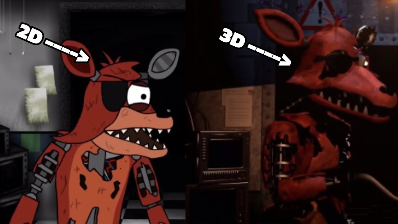 5 AM at Freddy's: The Prequel (2D vs 3D)