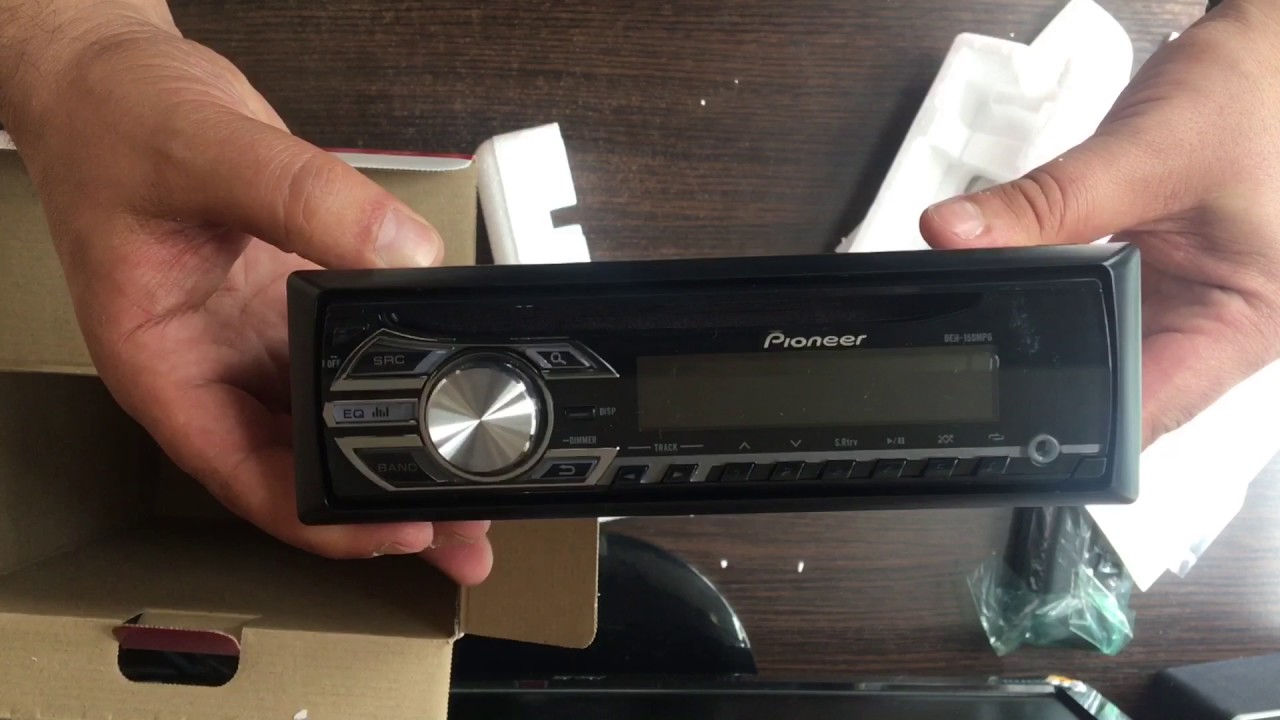 Распаковка Pioneer DEH-150MPG