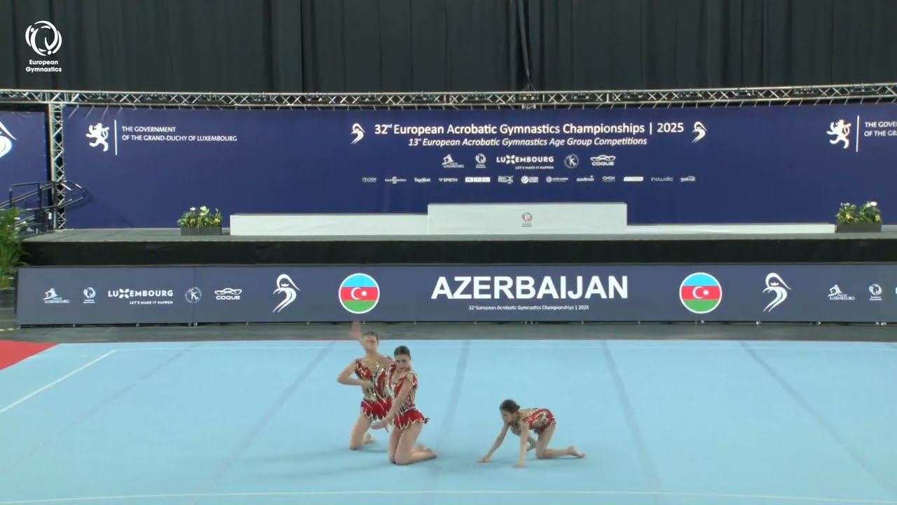 Azerbaijan - 2025 ACRO European bronze medallists, Junior Women's Groups All-Around