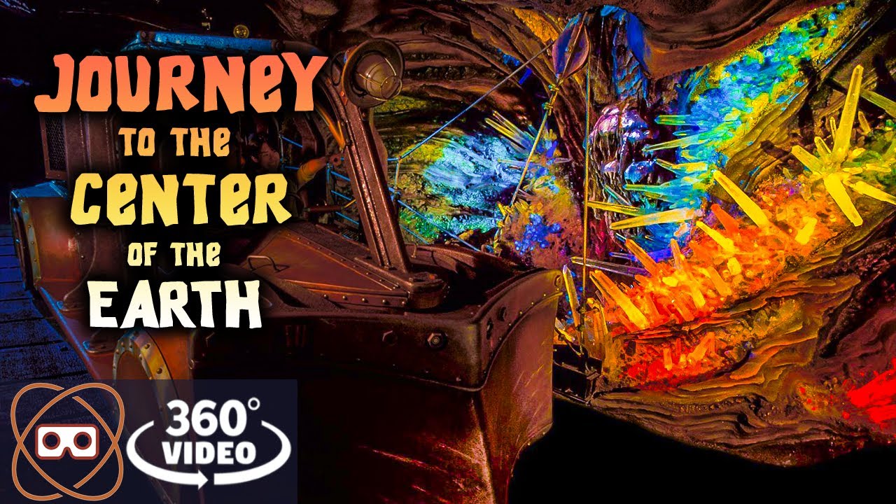 [5K 360] DisneySea Journey to the Center of the Earth Dark Ride - Full 360 POV