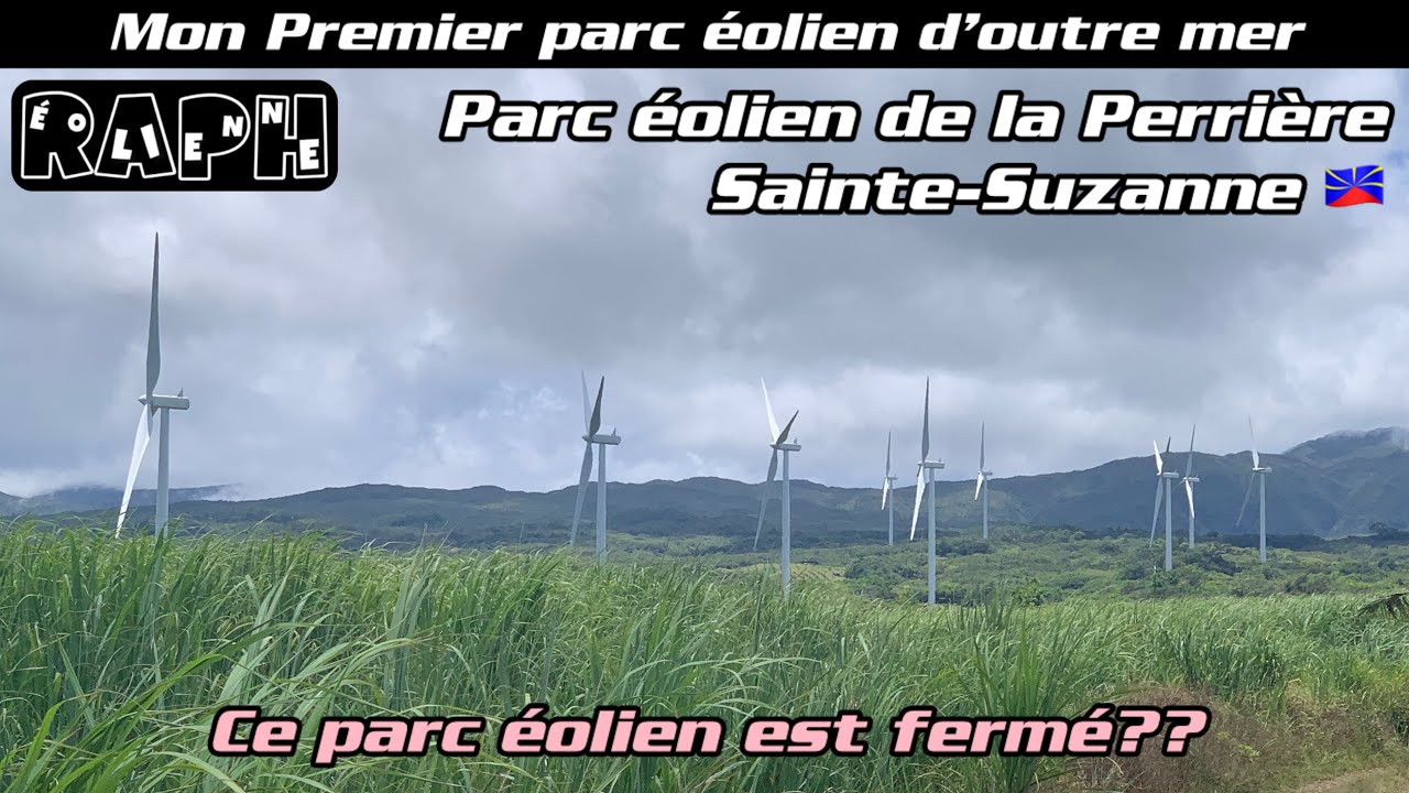 Ce parc éolien est Fermé?? - Parc éolien de la Perrière. (Sainte-Suzanne 🇷🇪)