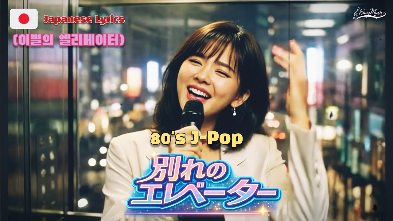 [🇯🇵Japanese Lyrics] 🎵 別れのエレベーター - EnvyMusic. (80's J-pop) #citypop #jpop #retro 